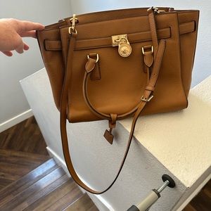 Michael Kors Tan Hamilton Bag